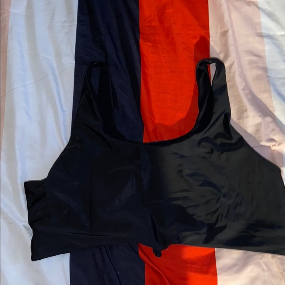 NEW black baiting suit top